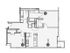 2 Bed 2 Bath Floor Plan 2g