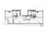 2 Bed 2 Bath Floor Plan 2p2