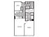One bedroom one bathroom, kitchen, kitchen pantry, dining room, living room, laundry room , one closet and patio.