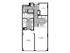 One bedroom one bath, one den, kitchen, kitchen pantry, living room, laundry room, one closet and patio.