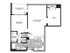 One bedroom, one bathroom, kitchen, living room, pantry , coat closet, walk in closet, laundry room, utility room and patio.