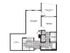 One bedroom, one bathroom, kitchen, living room, pantry , coat closet, walk in closet, laundry room, utility room and patio.