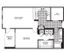One bedroom one bath, one den, kitchen, kitchen pantry, living room, laundry room, one closet and patio.