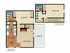 Two story apartment home with 2 bedrooms, 2 bathrooms, kitchen with vaulted ceiling, living room and fireplace, dining space, 3 closets, utility closet, storage closet, and private terrace