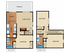 Two story apartment home with 3 bedrooms, 2 bathrooms, kitchen with vaulted ceiling, living room and fireplace, dining space, 4 closets, utility closet, storage/coat closet, and private terrace