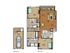 Two bedroom, two bathroom townhome with attached garage,kitchen, pantry, coat closet, living room, dining room, two walk in closets, linen closet and patio and laundry room