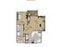 One bedroom one bathroom, kitchen, kitchen pantry, dining room, living room, laundry room , one closet and patio.