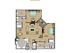 Two bedroom, two bath, kitchen, pantry, coat closet, living room, dining room, two walk in closets, linen closet and patio and laundry room