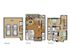 Two bedroom, two and a half bathroom townhome with attached garage, kitchen, pantry, coat closet, living room, dining room, two walk in closets, linen closet and patio and laundry room