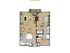 One bedroom one bathroom, kitchen, kitchen pantry, dining room, living room, laundry room , one closet and patio.
