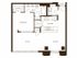 One bedroom, one bathroom, kitchen, living room, pantry , coat closet, walk in closet, laundry room, utility room