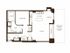One bedroom, one bathroom, kitchen, living room, pantry , coat closet, walk in closet, laundry room, utility room, and patio , 1348 Square feet.