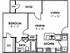 Escalante Apartments, A1 Floor Plan