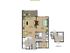One bedroom one bathroom, kitchen, kitchen pantry, dining room, living room, laundry room , one closet and patio.