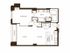 One bedroom, one bathroom, kitchen, living room, pantry , coat closet, walk in closet, laundry room, utility room