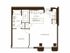 One bedroom, one bathroom, kitchen, living room, pantry , coat closet, walk in closet, laundry room, utility room
