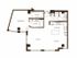 One bedroom, one bathroom, kitchen, living room, pantry , coat closet, walk in closet, laundry room, utility room