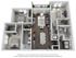 Zephyr 3 Bedroom & 2 Bathroom Floor Plan At San Mateo Crossing Apartments