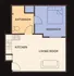 1 Bedroom Floor Plan