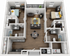 The Georgian 2x2 Floor Plan