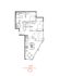 The 2 bedroom 2 bathroom plus floorplan is 1089 sq. ft.
