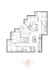 The 4 bedroom 4 bathroom floorplan is 1535 sq. ft.