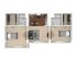 The 2 bedroom 2 bathroom classic floorplan is 896 sq. ft.