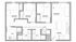 The 3 bedroom, 3 bathroom plus floor plan is 1174 sq.ft.