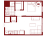 1 bed, 1 bath floorplan is 494 sq. ft.