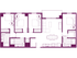 4 bed, 3 bath floorplan is 1,216 sq. ft.