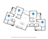 The 4 bedroom 4 bathroom vista floorplan is 1303 sq. ft.