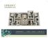 4 bed, 4 bath floorplan is 1,392 sq. ft.