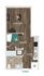 The studio plus floorplan is 548 sq. ft.