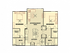 2 bed, 2 bath floorplan is 866 sq. ft.