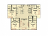 4 bed, 4 bath floorplan is 1,364 sq. ft.