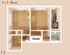 The 1 bedroom 1 bathroom den floorplan is 768 sq. ft.