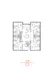 The 4 bedroom 4 bathroom floorplan is 1485 sq. ft.