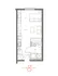 The studio floorplan is 445 sq. ft.