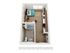 0x1 Bedroom Floor Plan - Stateside