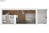 Modern studio apartment layout with a cozy living area, functional kitchen, compact bathroom, and a bright balcony space.