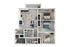 Modern 3D floor plan showcasing two cozy bedrooms, open-concept living and dining area, contemporary kitchen, and two stylish bathrooms.