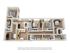 The 4 bedroom 4 bathroom floor plan is 1,560 sq. ft.