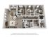 The 4 Bed, 2 Bath Loft is 1488 sq. ft.
