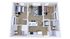 The 2 bedroom, 2 bathroom classic floorplan is 680 sq. ft.