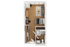 The studio plus floorplan is 464 sq. ft.