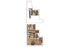 The 3 bedroom 3 bathroom dinkydome floorplan is 1385 sq. ft.