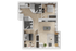 The 2 bedroom 2 bathroom deluxe floorplan is 973 sq. ft.