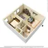 1 bed, 1 bath floorplan is 458 sq. ft.