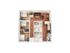 The 3 bedroom 2 bathroom floorplan is 882 sq. ft.