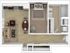 1 bed, 1 bath floor plan is 485 sq. ft.